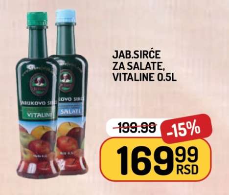 Jab.sirće za salate, Vitaline 0.5L