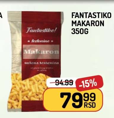 FANTASTIKO MAKARON 350G