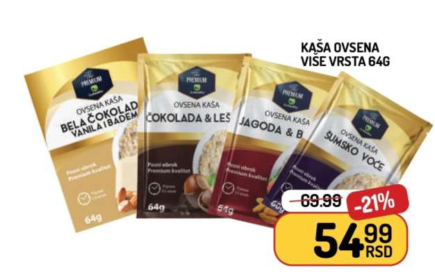 Kaša ovsena više vrsta 64g
