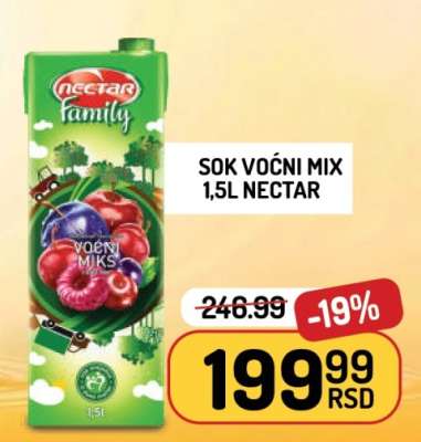 Sok Voćni Mix 1,5L Nectar