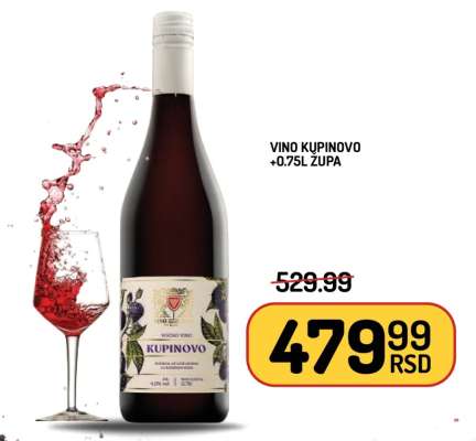 Vino Kupinovo +0.75L Zupa
