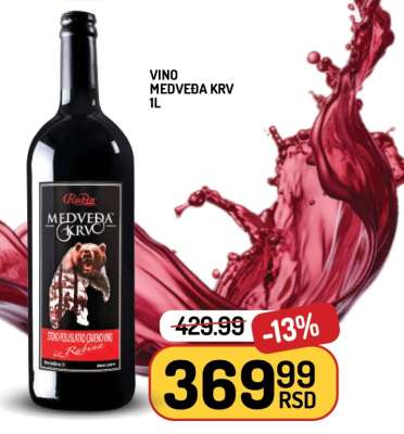 Vino Medveđa krv 1l