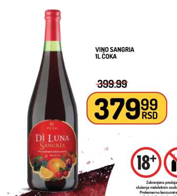 Vino Sangria 1L Coka