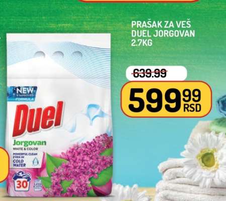 Prašak za veš Duel Jorgovan 2.7kg