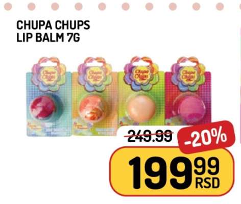 CHUPA CHUPS LIP BALM 7G