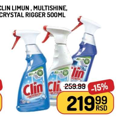 Clin Limun, Multishine, Crystal Rigger 500ml