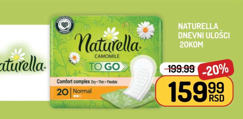 Naturella Dnevni Ulošci 20kom