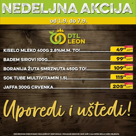 Leon Diskont katalog - 01.09.2025 - 07.09.2025. Stranica 1