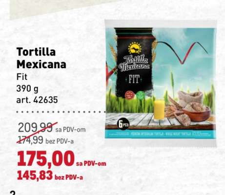Tortilla Mexicana Fit