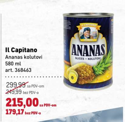 Il Capitano Ananas kolutovi
