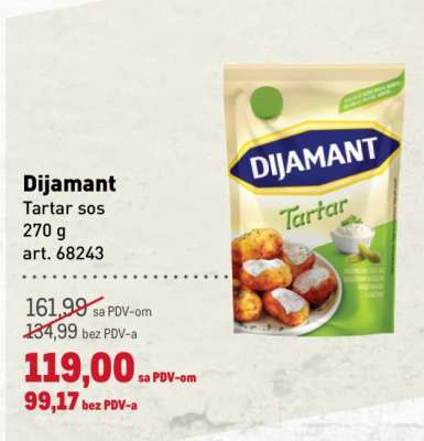 Dijamant Tartar sos