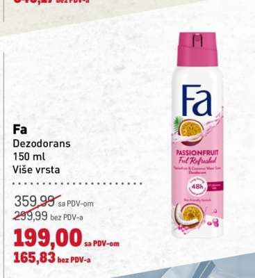 Fa dezodorans