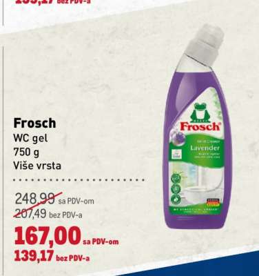 Frosch WC gel