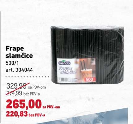 Frape slamčice