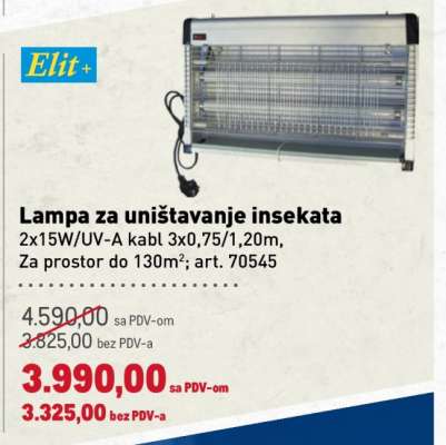 Lampa za uništavanje insekata