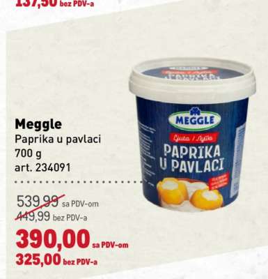 Meggle paprika u pavlaci