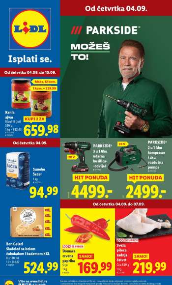 Lidl katalog - 04.09.2025 - 10.09.2025.