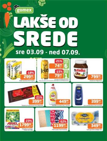 Gomex katalog - 03.09.2025 - 07.09.2025.