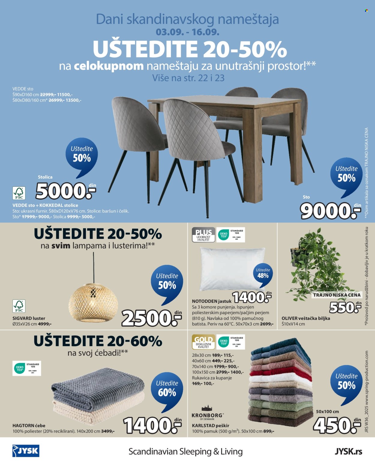 JYSK katalog - 03.09.2025 - 16.09.2025. Stranica 25