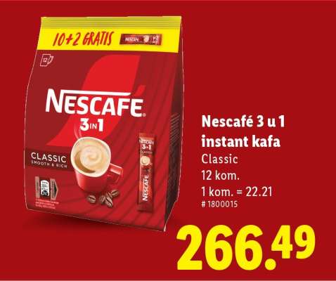 Nescafé 3 u 1 instant kafa