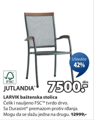 LARVIK BAŠTENSKA STOLICA
