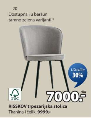 RISSKOV TRPEZARIJSKA STOLICA