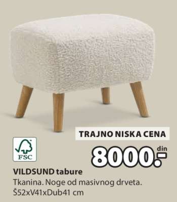 VILDSUND tabure