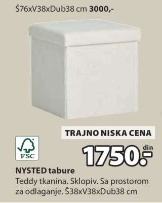 NYSTED tabure