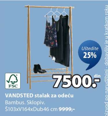 VANDSTED stalak za odeću