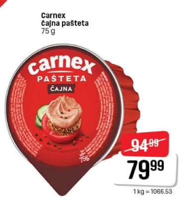Carnex čajna pašteta