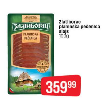 Zlatiborac planinska pečenica slajs