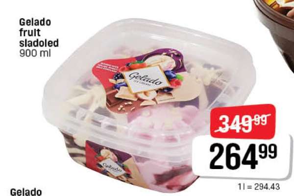 Gelado fruit sladoled