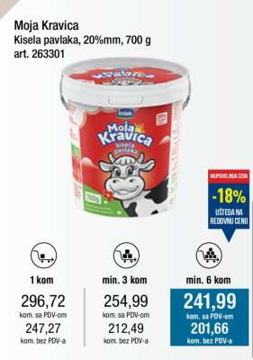 MOJA KRAVICA KISELA PAVLAKA
