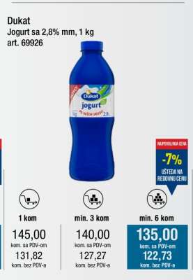 Dukat jogurt