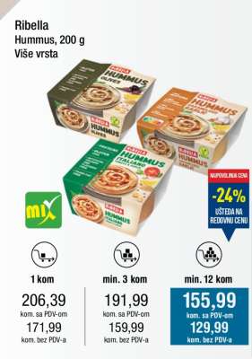Ribella Hummus, 200 g