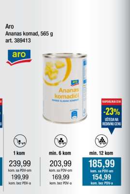 Aro Ananas komadići