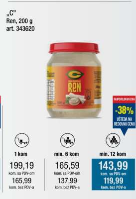 Ren, 200 g