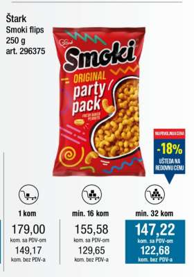 Štark Smoki flips 250 g