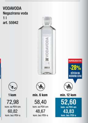VodaVoda negazirana voda 1 l