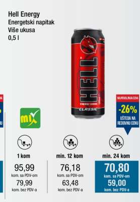 Hell Energy Energetski napitak