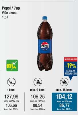 Pepsi / 7up Više ukusa