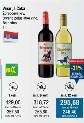 Vinarija Čoka Ždrepčeva krv