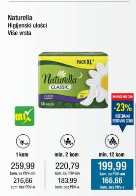 Naturella Higijenski ulošci