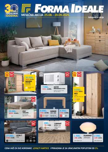 Forma Ideale katalog - 25.08.2025 - 20.09.2025.
