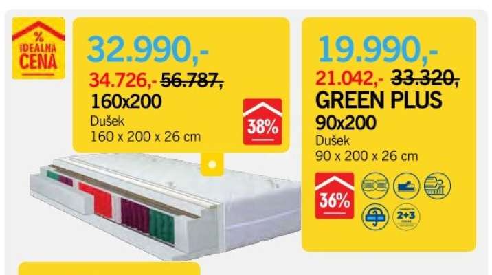 GREEN PLUS 90x200