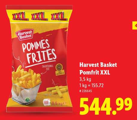 Harvest Basket Pomfrit XXL