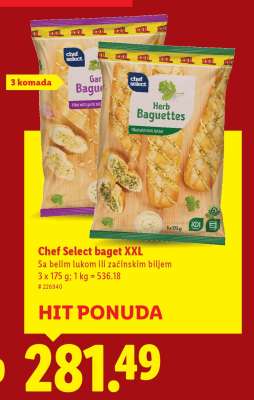 Chef Select Baget XXL