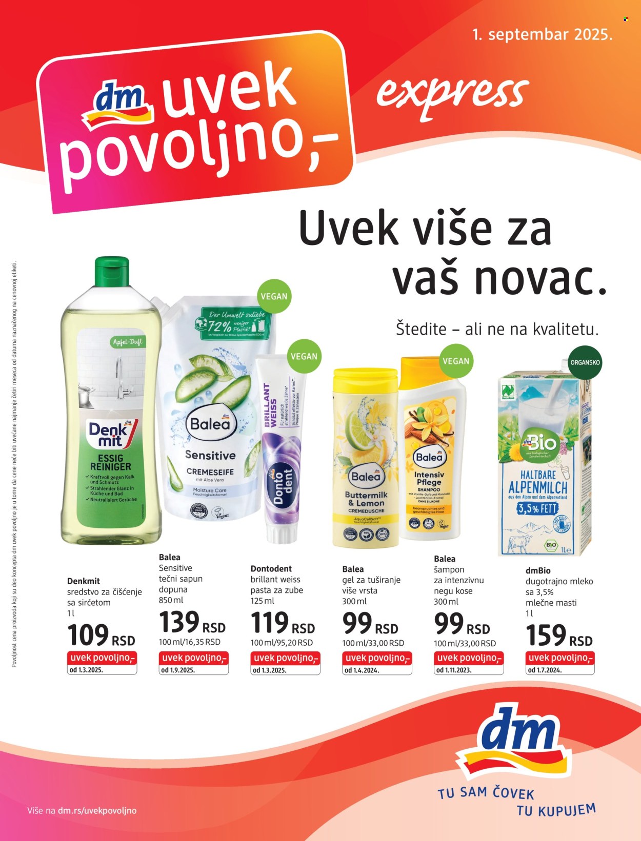 dm drogerie katalog. Stranica 1
