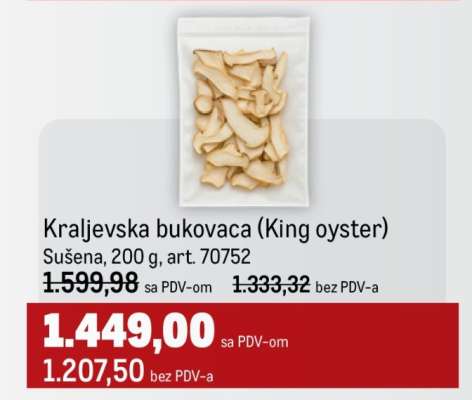 Kraljevska bukovaca (King oyster)
