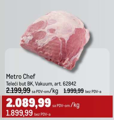 Metro Chef Teleći but BK Vakuum, art. 62842